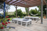 Espacio común casa rural con WiFi